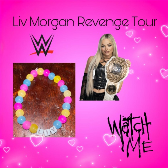 WWE fandom Liv Morgan Handcrafted Bracelet - Picture 1 of 3